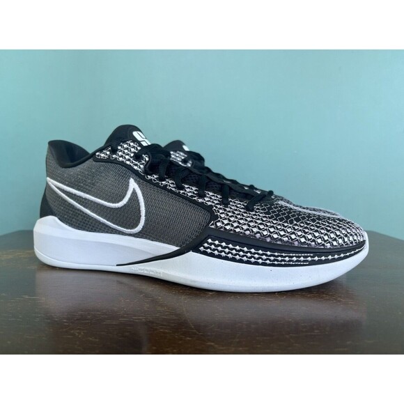 Nike Sabrina 1 TB Black/White Men\'s Size 11.5 (Women\'s Size 13) FQ3837-001 main image 3